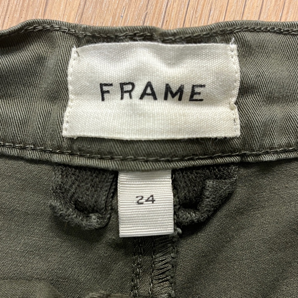 Frame High Rise Shorts - Picture 3 of 5